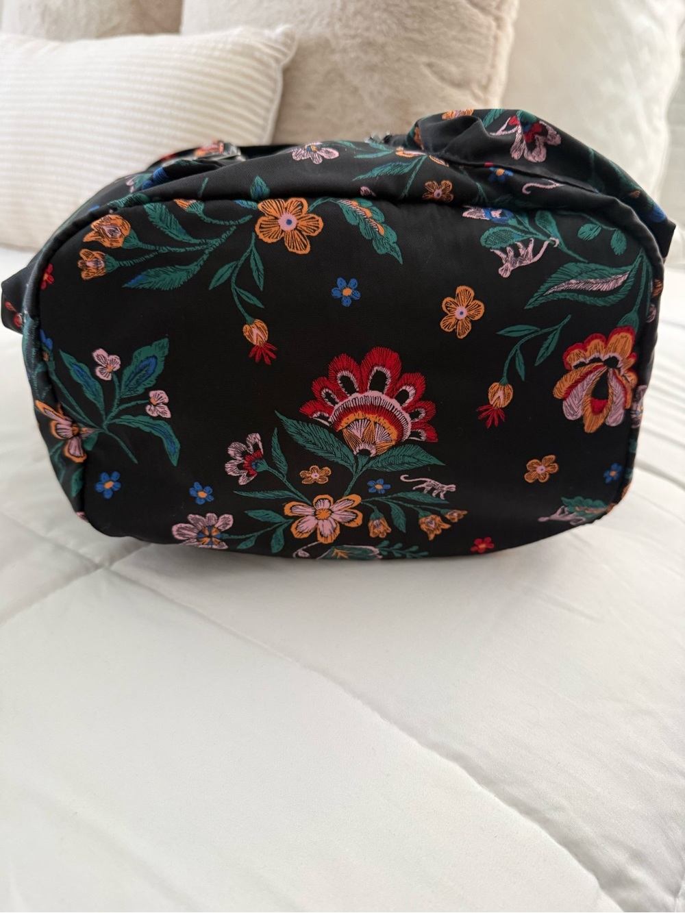 KIPLING Anto Backpack FRIDA KAHLO Black Floral Small - Picture 8 of 11
